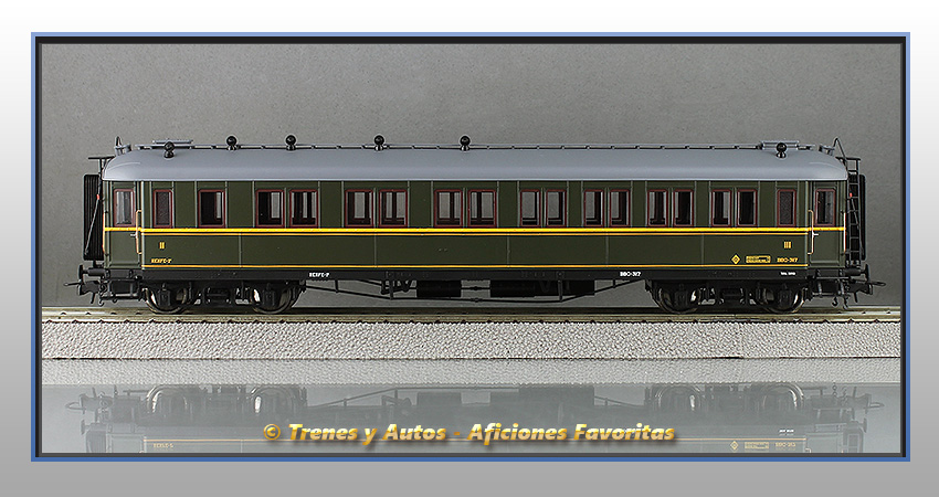 Coche verderón mixto BBC-317 de 2ª y 3ª Clase - Renfe