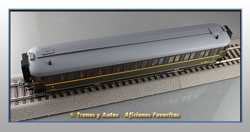 Coche verderón CC-400 de 3ª clase- Renfe