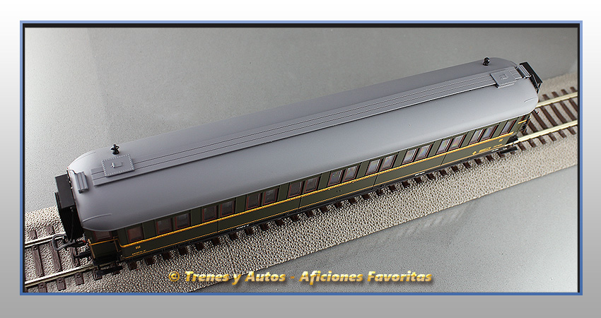 Coche verderón CC-400 de 3ª clase- Renfe