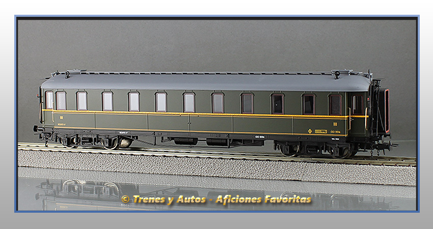 Coche verderón CC-334 de 3ª clase- Renfe