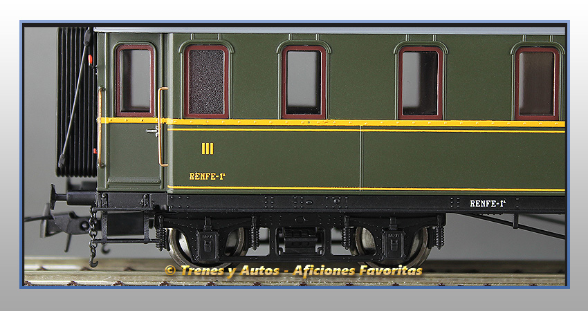 Coche verderón CC-334 de 3ª clase- Renfe
