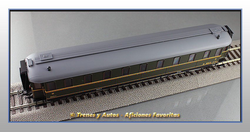 Coche verderón CC-334 de 3ª clase- Renfe