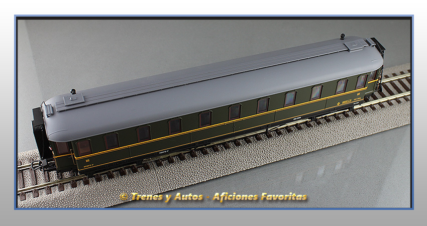 Coche verderón CC-334 de 3ª clase- Renfe
