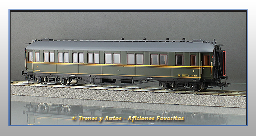 Coche verderón mixto AAC-327 de 1ª/3ª clase- Renfe