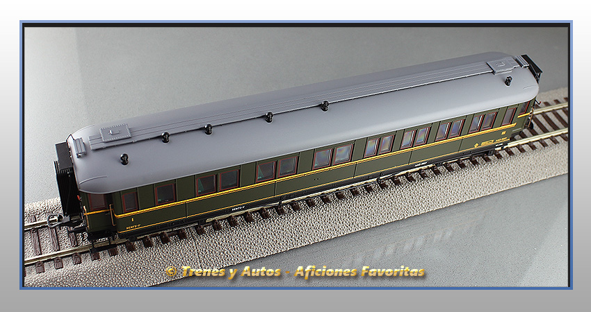 Coche verderón mixto AAC-327 de 1ª/3ª clase- Renfe