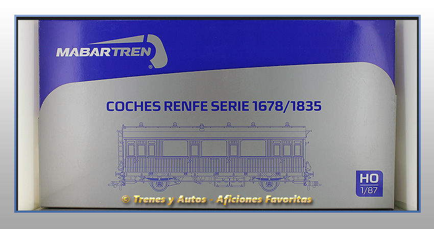 Set coches pasajeros Serie 1678/1835 - Renfe