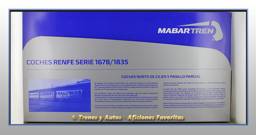 Set coches pasajeros Serie 1678/1835 - Renfe