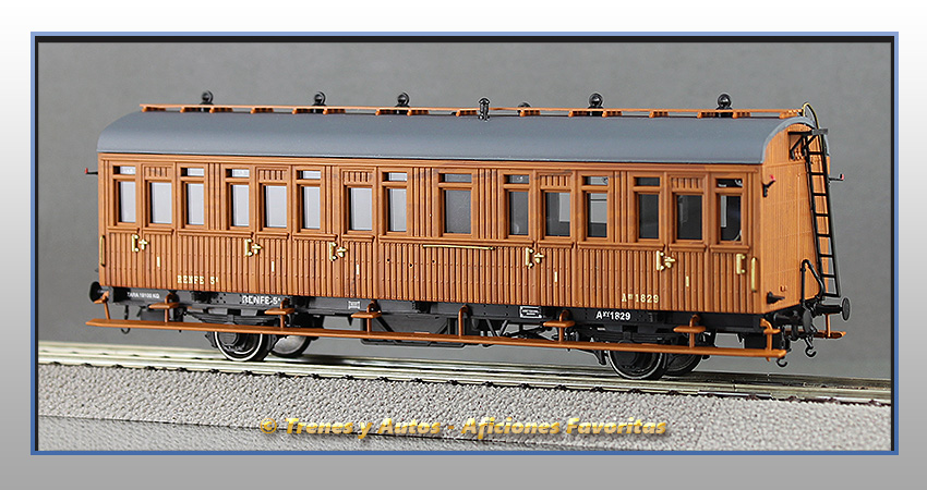 Coche pasajeros Serie 1678/1835 1ª Clase - Renfe