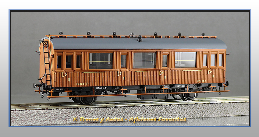 Coche pasajeros Serie 1678/1835 2ª Clase - Renfe