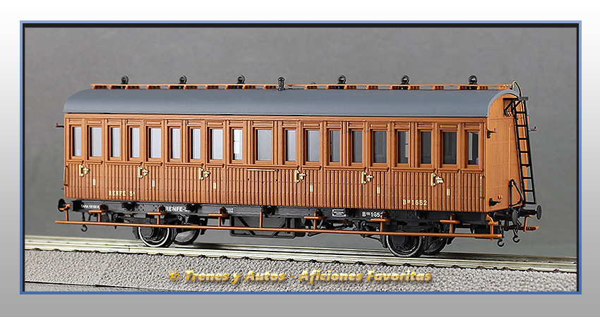 Coche pasajeros Serie 1678/1835 2ª Clase - Renfe
