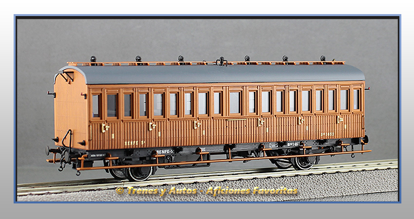 Coche pasajeros Serie 1678/1835 2ª Clase - Renfe
