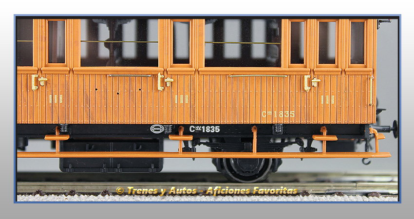 Coche pasajeros Serie 1678/1835 3ª Clase - Renfe