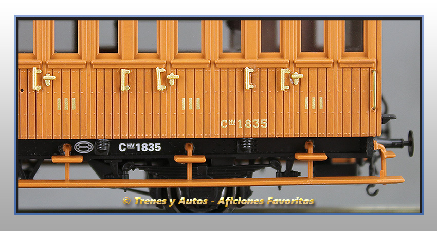 Coche pasajeros Serie 1678/1835 3ª Clase - Renfe