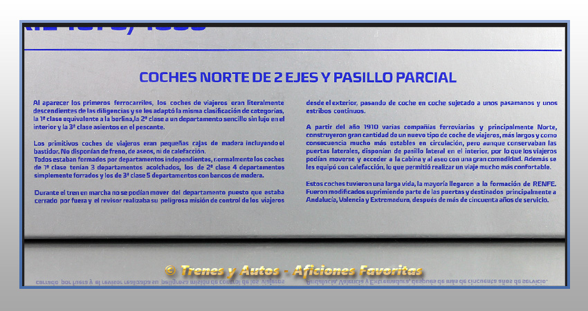 Coche pasajeros de 3ª clase Serie 1678-1835 - Renfe