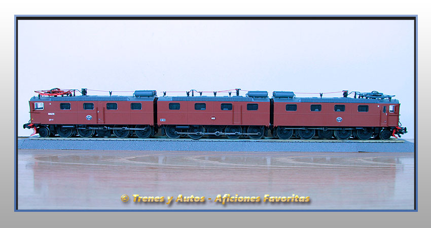 Locomotora eléctrica triple Dm 3-900 - LKAB
