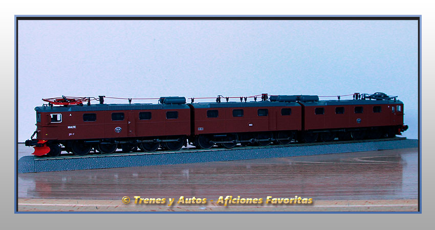 Locomotora eléctrica triple Dm 3-900 - LKAB