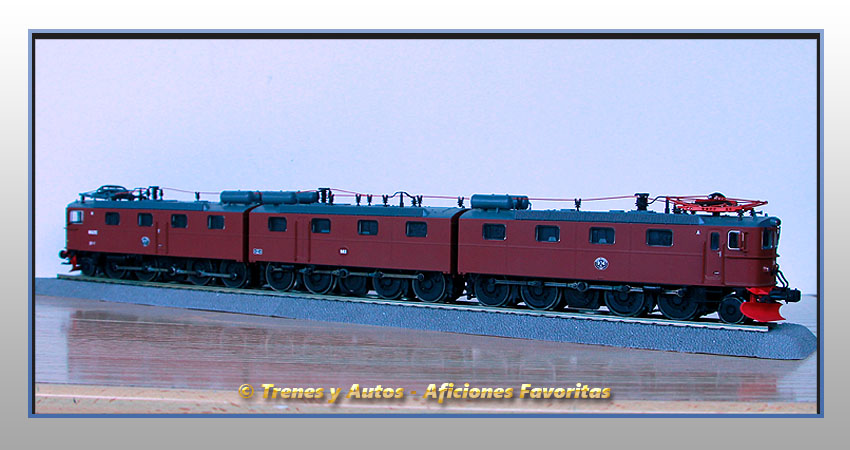 Locomotora eléctrica triple Dm 3-900 - LKAB