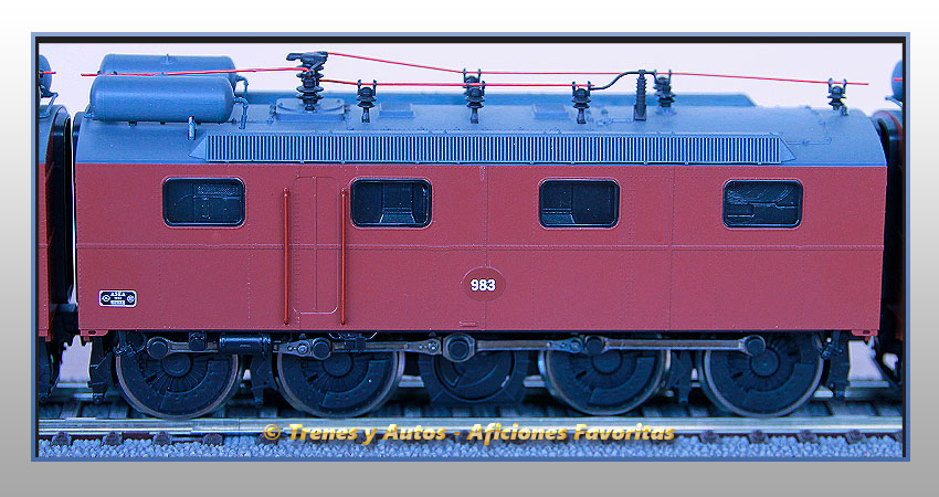 Locomotora eléctrica triple Dm 3-900 - LKAB