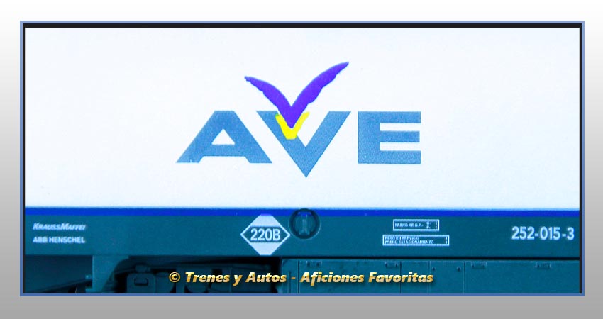 Locomotora eléctrica Serie 252 "AVE" - Renfe