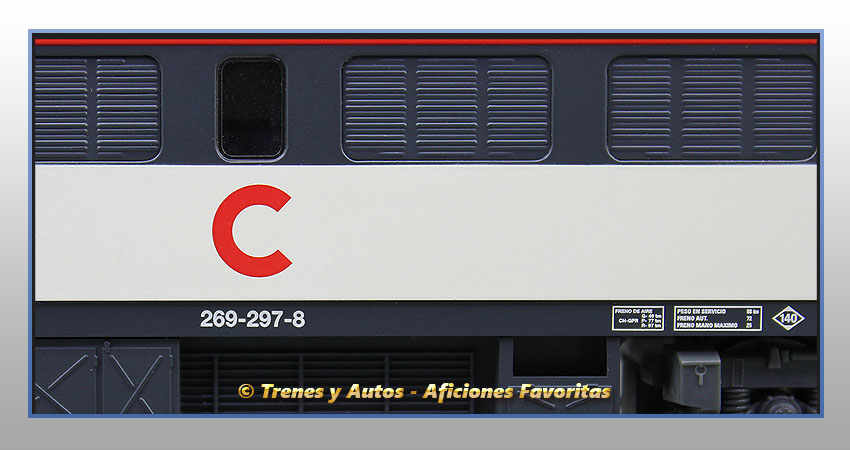 Locomotora eléctrica Serie 269 Cercanías - Renfe