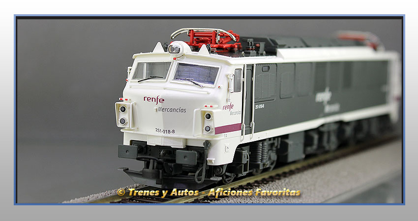 Locomotora eléctrica Serie 251 "Mercancías" - Renfe