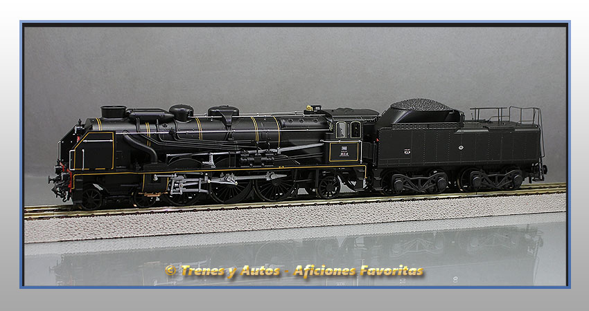 Locomotora vapor con ténder 231 E - SNCF