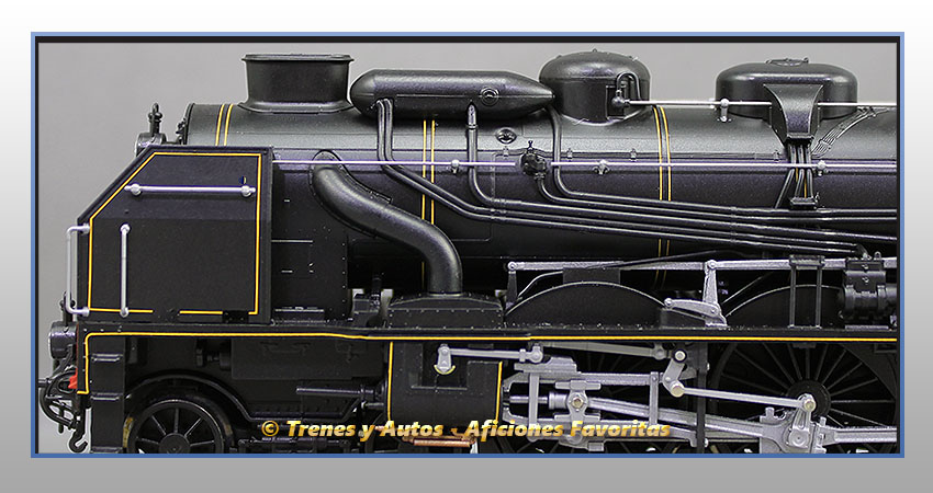Locomotora vapor con ténder 231 E - SNCF