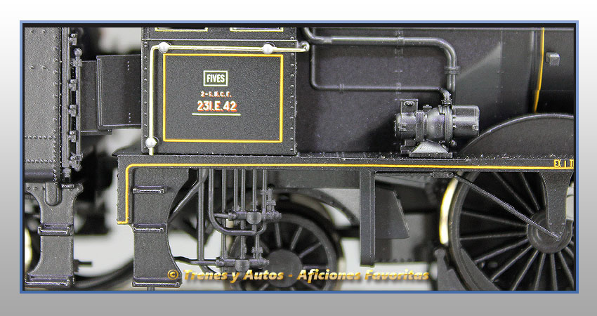 Locomotora vapor con ténder 231 E - SNCF