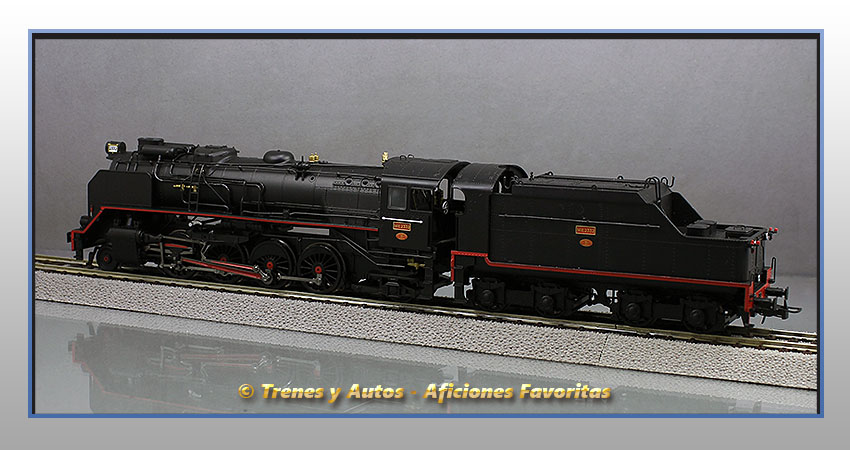 Locomotora vapor Mikado 141-F - Renfe