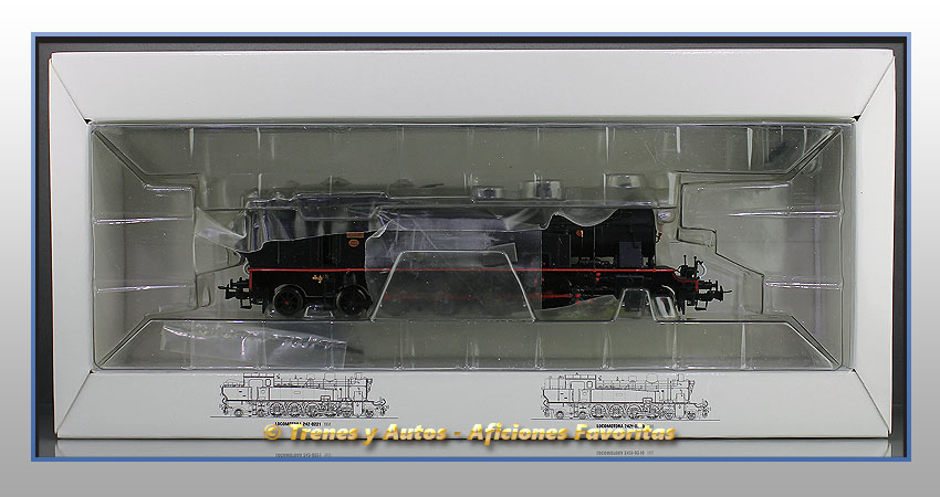 Locomotora vapor Serie 242 Ex Estado 242F-0210 - Renfe