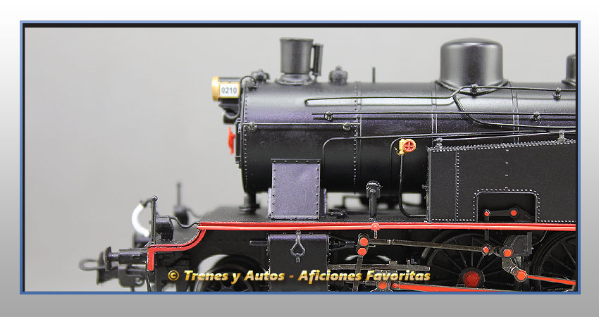 Locomotora vapor Serie 242 Ex Estado 242F-0210 - Renfe