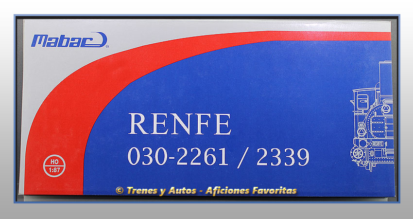 Locomotora vapor con ténder 030-2305 - Renfe