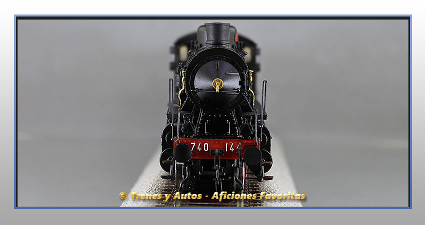 Locomotora vapor Serie GR.740 con quitanieves - FS