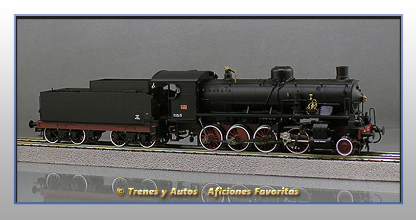 Locomotora vapor Serie GR.740 con quitanieves - FS