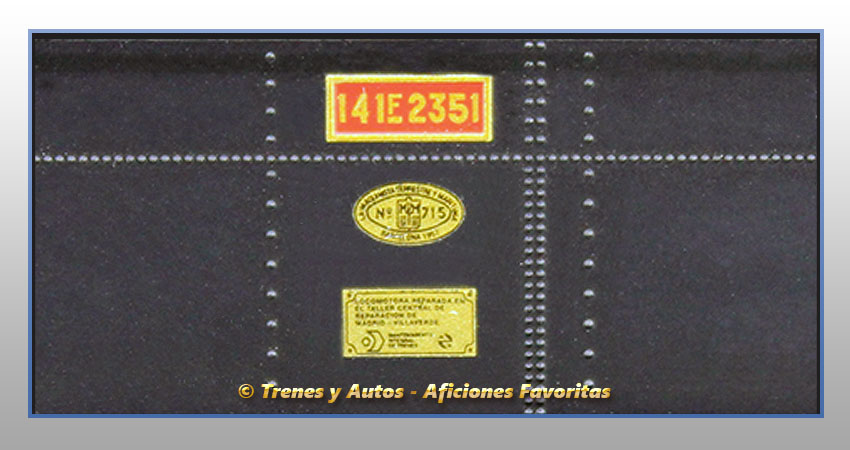 Locomotora vapor con ténder Serie 141F Mikado - Renfe
