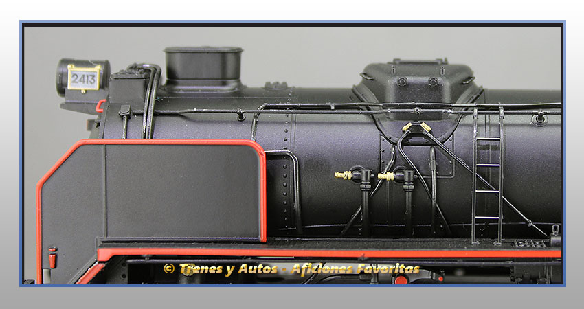 Locomotora vapor con ténder Serie 141F Mikado - Renfe