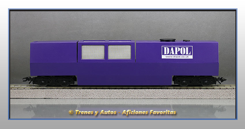 Coche limpieza y aspirador railes