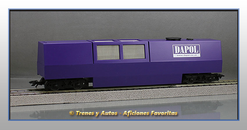 Coche limpieza y aspirador railes