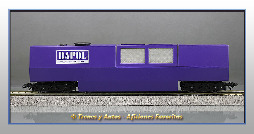 Coche limpieza y aspirador railes