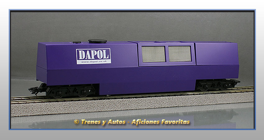 Coche limpieza y aspirador railes