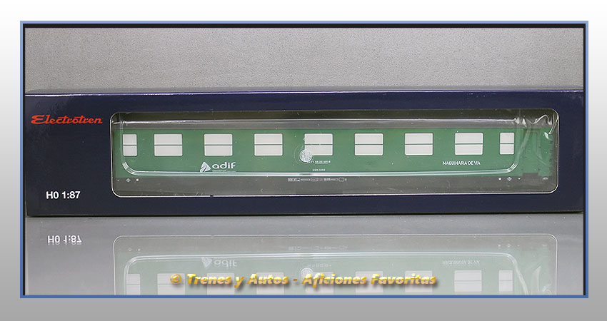 Coche SSV-1014 "Maquinaria de vía" - Adif-Renfe