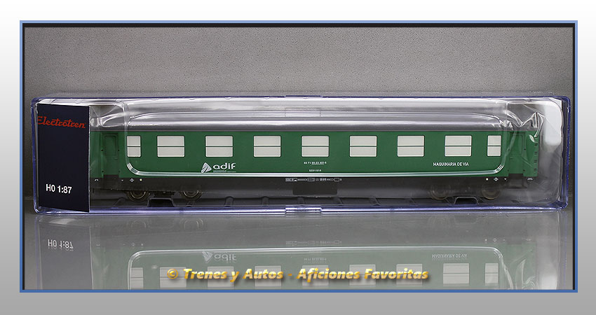 Coche SSV-1014 "Maquinaria de vía" - Adif-Renfe