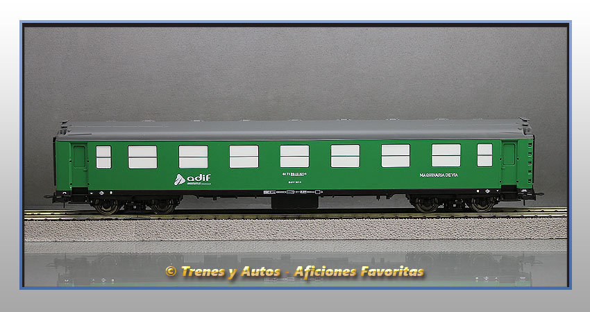 Coche SSV-1014 "Maquinaria de vía" - Adif-Renfe