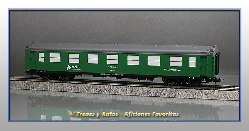 Coche SSV-1014 "Maquinaria de vía" - Adif-Renfe