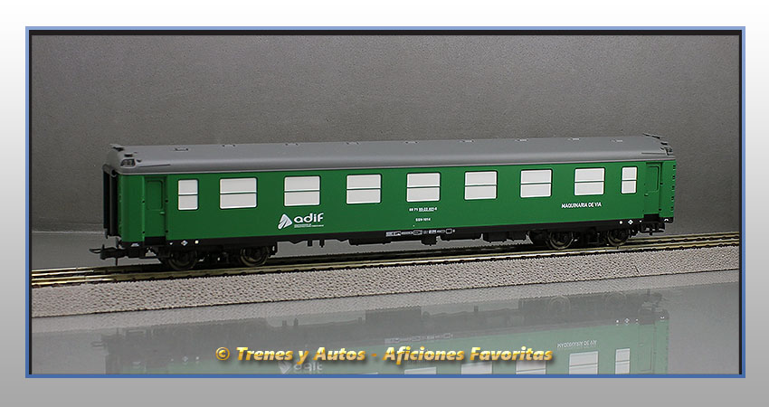 Coche SSV-1014 "Maquinaria de vía" - Adif-Renfe