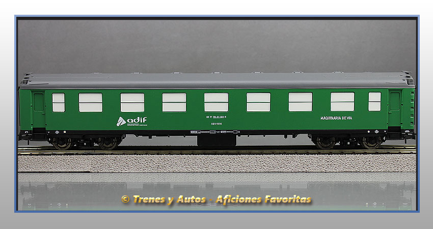 Coche SSV-1014 "Maquinaria de vía" - Adif-Renfe