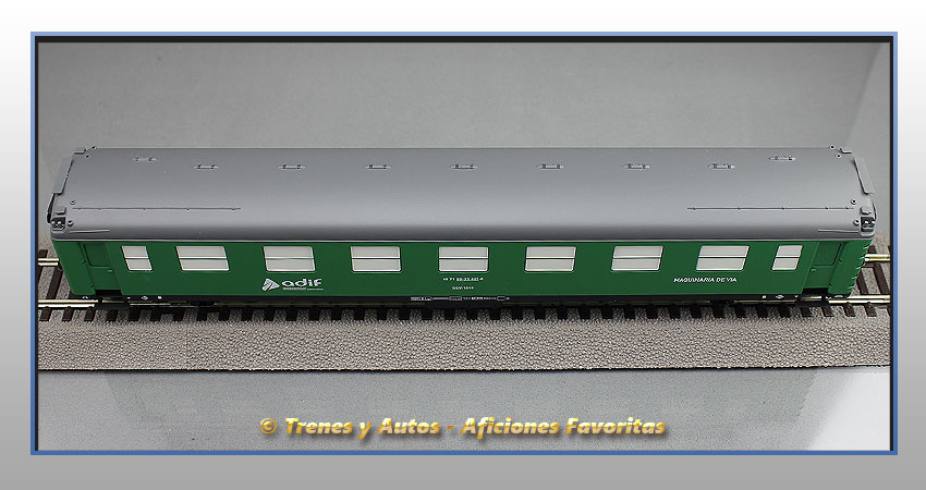 Coche SSV-1014 "Maquinaria de vía" - Adif-Renfe