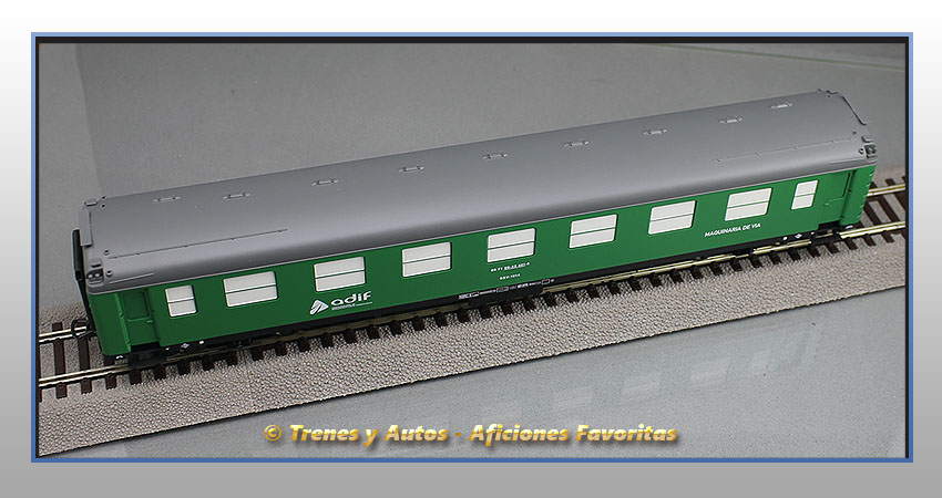 Coche SSV-1014 "Maquinaria de vía" - Adif-Renfe