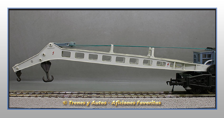 Vagón plataforma Bww grúa 90 T - DB