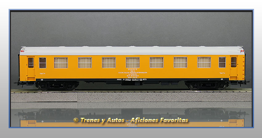 Coche taller mediana intervención Serie 6000 TMI SSA-1003 - Renfe